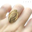 #GOLD2024 | 18K Golden leaf Ring Cheap