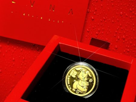 THE VAULT | 24K Pure Gold Coin (999.9au) Lucky Amulet For Cheap