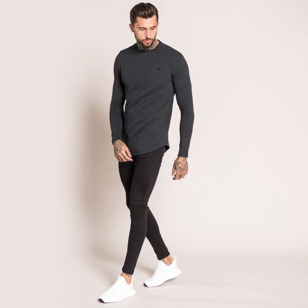 Leoben Long Sleeve Tee - Carbon Hot on Sale