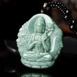 THE VAULT | Genuine Natural Hand Carved Jadeite Necklace For Sale