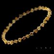 LVNA Signatures Rare Fancy Colored Diamond Bracelet 14kt For Sale