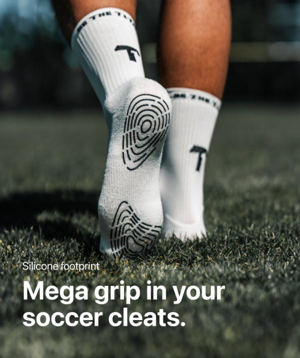 Football Grip Socks - White Fashion