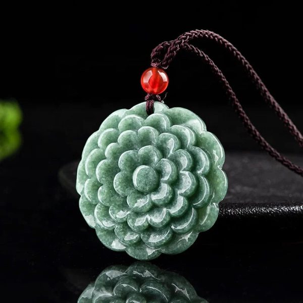 THE VAULT | Genuine Natural Hand Carved Jadeite Zodiac Necklace Online Sale