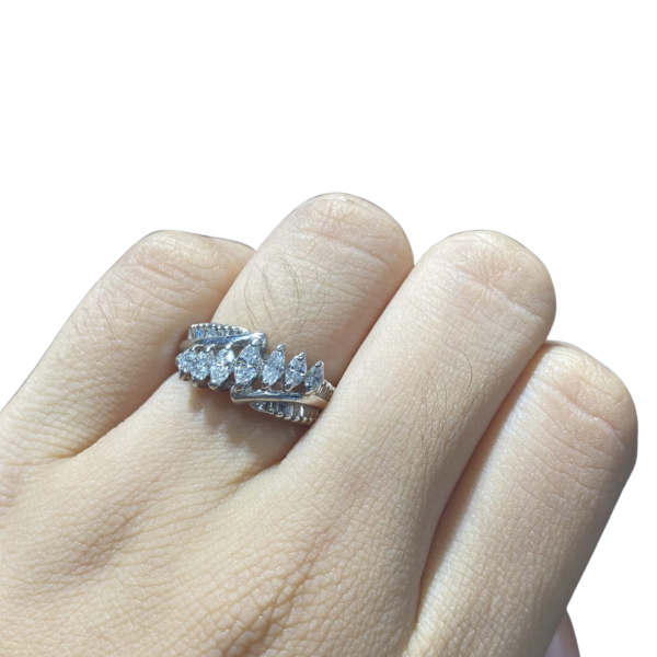 The Archives | LVNA Signatures Graduating Half Eternity Marquise Diamond Ring 14kt Online