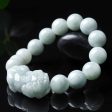 THE VAULT | Genuine Natural Hand Carved Jadeite Pixiu Bead Bracelet Supply