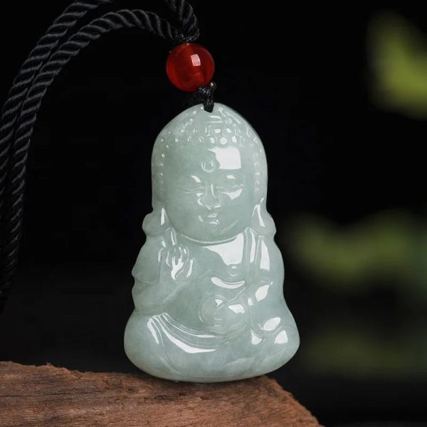 The Vault | Premium Myanmar Natural Hand Carved Jadeite Circular Pendant Necklace For Cheap