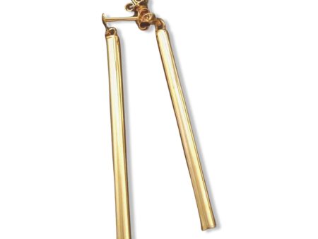 #GOLD2024 | 18K Golden Stick Dangling Earrings Hot on Sale