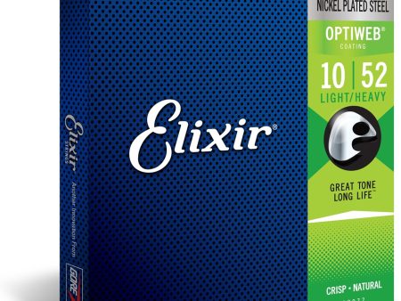 CUERDAS ELIXIR 19077 10-52 GUITARRA ELECTRICA OPTIWEB Fashion