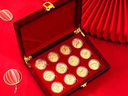 THE VAULT | 24K Zodiac Gold Coins (999.9au) in Luxury Wooden Case Online now