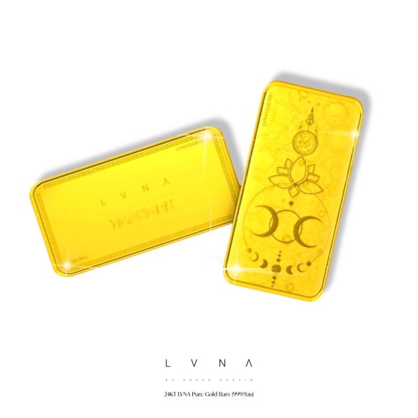 TTHE VAULT | LVNA Signatures™️ 24K Pure Gold Bar ( (999.9au) 4 Bars Supply