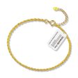 #GOLD2024 | 18K Ladies Golden Rope Chain Bracelet Online