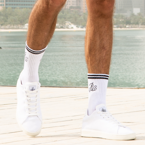 Tube Socks Triple Pack - White Fashion