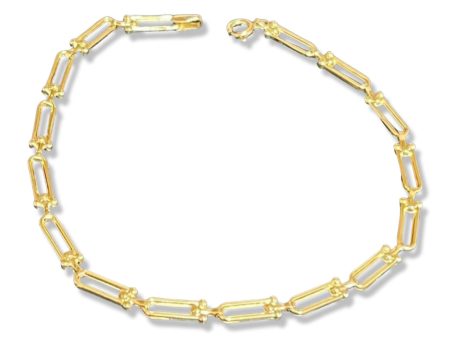 #GOLD2024 | 18K Golden Flat Hardwear Bracelet Online Sale