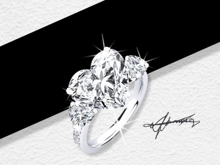 The Archives | LVNA Signatures The Angeline Quinto Trinity Diamond Ring 18kt Fashion