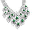 “The Dannielle” A LVNA Signatures Colombian Emeralds & Diamond Royale Necklace | Editor’s Pick Cheap