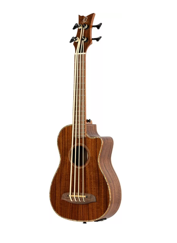 UKUBASS ELECTROCUSTICO TAPA SOLIDA ACACIA  y Funda Deluxe Ortega Online Sale