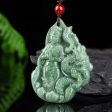 THE VAULT | Genuine Natural Hand Carved Jadeite Goddess Necklace Online Sale