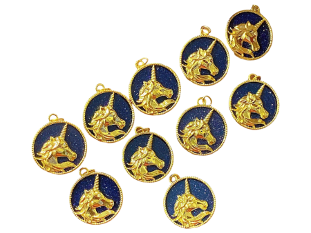 #GOLD2024 | 18K Golden Unicorn Pendant Online Hot Sale