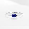 The Classics | Eastwest Blue Sapphire Gemstones Ring 14kt Supply