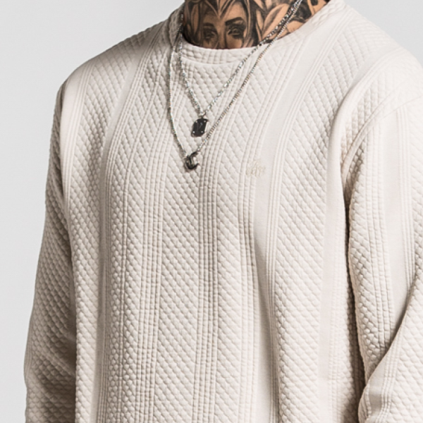 Roma Crew Sweater - White Sands Online