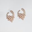 The Ivana Rosegold Diamantes Cluster Diamond Earrings 18kt | Editor’s Pick Discount