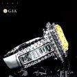 The Archives | LVNA Signatures Rare 6.2cts Fancy Vivid Yellow Round Diamond Ring 18kt GIA Certified Online Sale