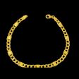 #GOLD2024 | 18K Golden Unisex Solid Gold Bracelet Fashion