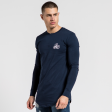 Signature Long Sleeve Tee - Midnight Navy For Cheap