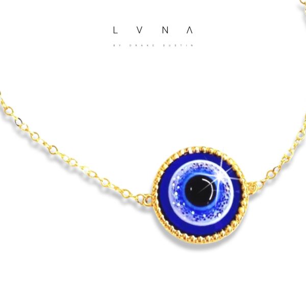 The Vault | Blue Evil Eye Diamond Bracelet 18kt Online