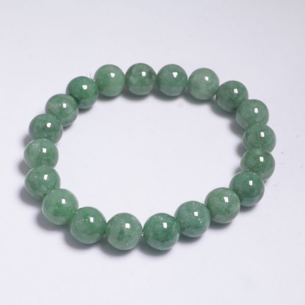 THE VAULT | Medium Genuine Natural Jadeite Bead Bracelet Sale