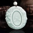 THE VAULT | Natural Buddha Hand Carved Jadeite Necklace Fashion