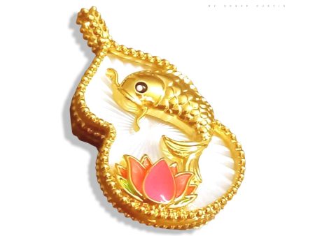 #GOLD2024 | 18K Golden Fish Pendant For Discount