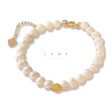 #GOLD2024 | 18K Golden Pearl Rose Charm Bracelet For Discount