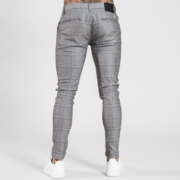 Viera Chino - Grey Check Fashion