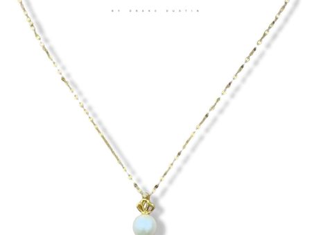 #GOLD2024 | 18K Fresh Water Pearl Crown Necklace Hot on Sale