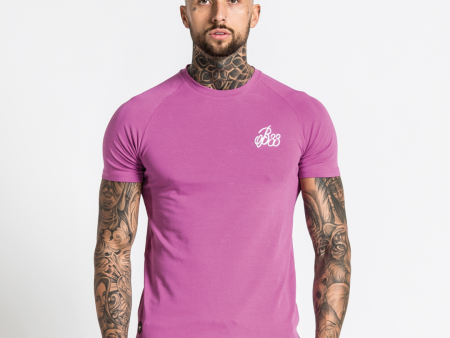 Signature Raglan Tee - Grape Supply