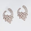 The Ivana Rosegold Diamantes Cluster Diamond Earrings 18kt | Editor’s Pick Discount