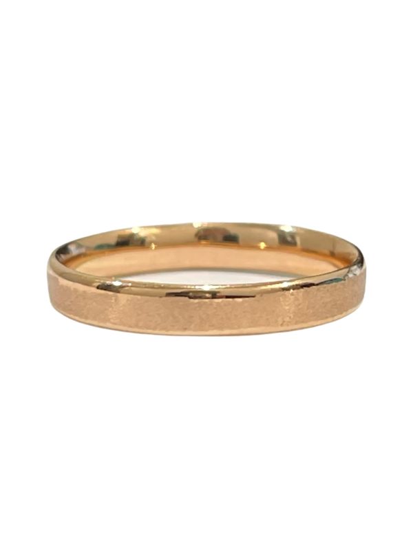 #LVNA2024 | Rose Plain Unisex Wedding Ring 14kt Discount