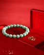 The Vault | Small Genuine Natural Jadeite Bead Bracelet Online Sale