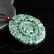 THE VAULT | Genuine Natural Jadeite Circular Pendant Necklace Cheap