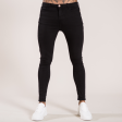 Luca Skinny Stretch Jeans - Signature Jet Black Sale