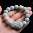 THE VAULT | Genuine Natural Hand Carved Jadeite Pixiu Bead Bracelet Supply