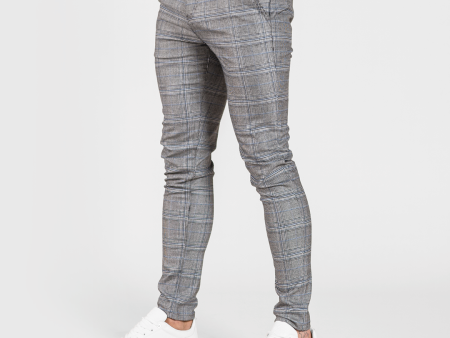 Viera Chino - Grey Check Fashion