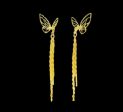 #GOLD2024 | Golden Butterfly Dangling Earrings 18kt Online now