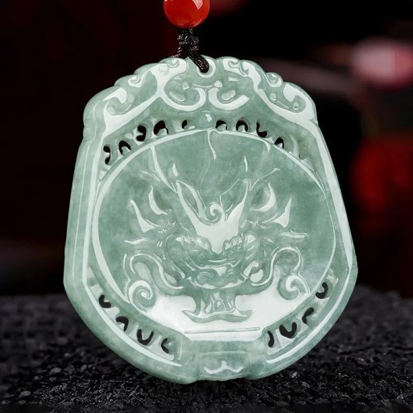 THE VAULT | Genuine Natural Long Pai Hand Carved Jadeite Necklace Online Hot Sale