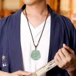 THE VAULT | Genuine Natural Long Pai Hand Carved Jadeite Necklace Online Hot Sale