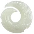 THE VAULT | Natural Hand Carved Hotan White Jadeite Moon Goddess Necklace Sale