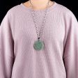 THE VAULT | Genuine Natural Long Pai Hand Carved Jadeite Necklace Discount