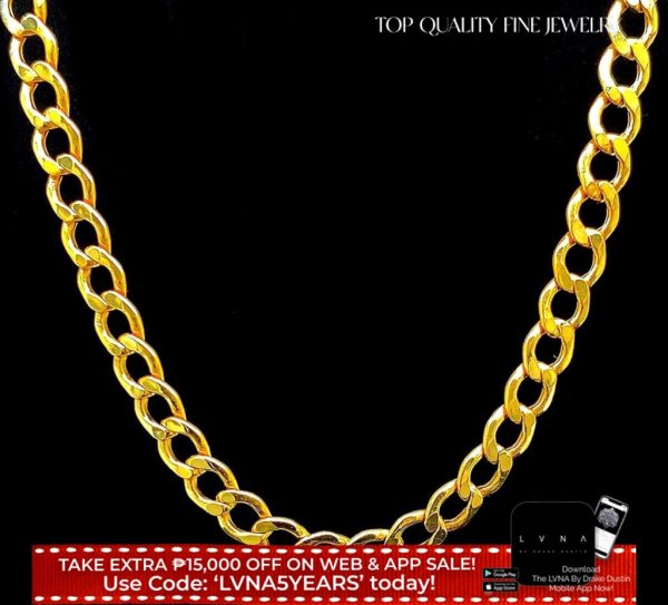 #LVNA2024 | Heavy Men’s Golden Link Chain Necklace 18kt 20” Online Hot Sale