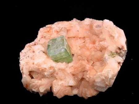 THEIA | Pink Heulandite with Green Apophyllite For Sale